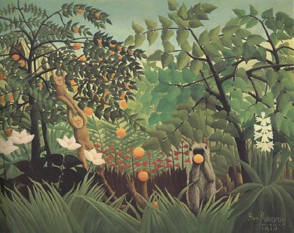 Henri Rousseau Exotic Landscape